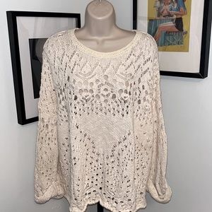 Oversized knitted  free people sweater